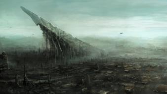 Chris cold artwork cities science fiction scythe wallpaper