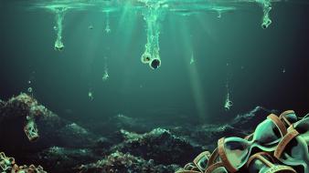 Cyril rolando original content bubbles dark wallpaper
