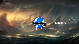 Drum and bass futuristic liquicity wallpaper