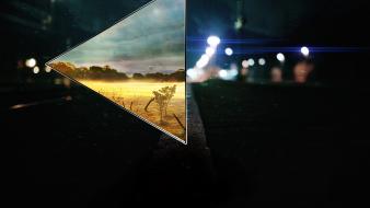 Flare street triangles wallpaper