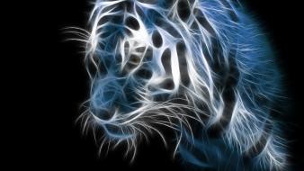 Fractalius animals tigers