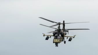 Kamov ka-52 alligator helicopters white background wallpaper