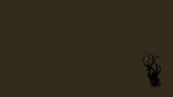 Kraken attack ink minimalistic simple background wallpaper
