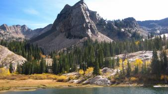Lake blanche utah forests go green wallpaper