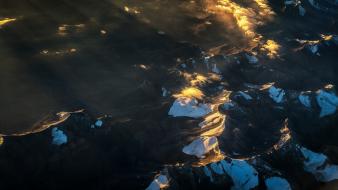 Light mountains wallpaper