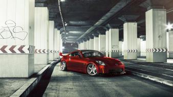 Nissan 350z red tuning wallpaper
