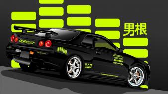 Nissan skyline black cars jdm wallpaper