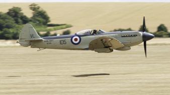 Supermarine spitfire aircraft flight wallpaper